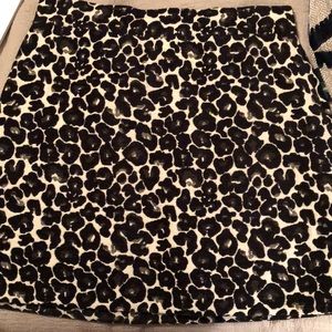 Topshop cheetah skirt